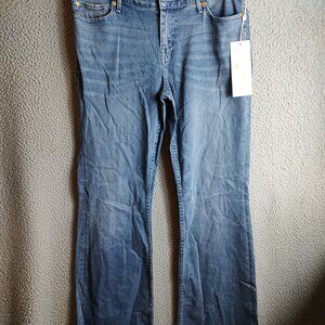 TRUE RELIGION MANCHESTER UNITED FEY MID RISE WOMEN'S JEANS BLUE SIZE 32 NEW NWT